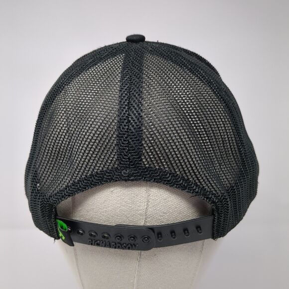 NexTitle Snapback Mesh Back Trucker Hat Black One Size Richardson - Picture 5 of 10
